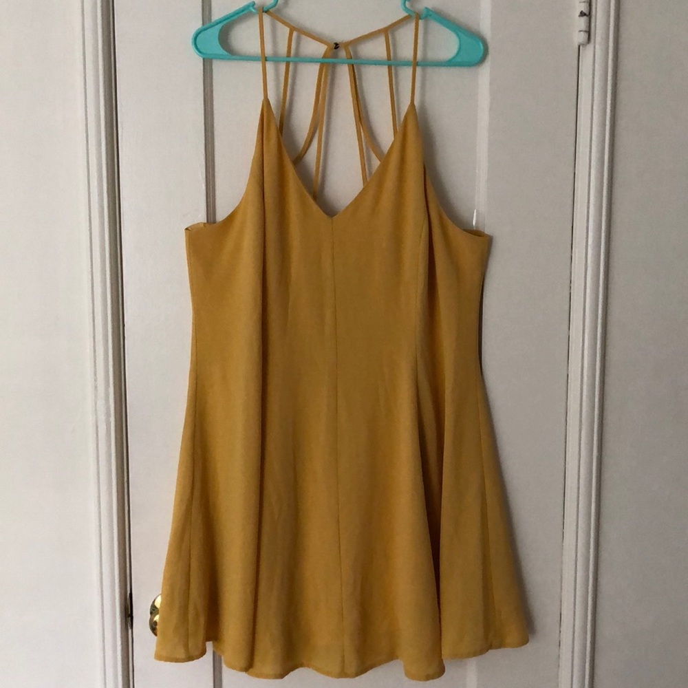 Plus Size Yellow Dress